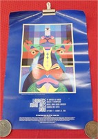 1999 Lawrence Indian Arts Poster 17.25" x 24.5"