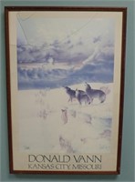 Donald Vann Signed Native American Poster