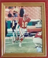 Pete Stoyanovich KC Chiefs  Autographed 8x10