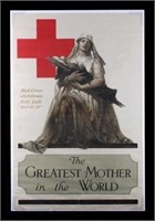Original WWI American Red Cross Poster
