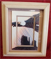 "The Gaudian" Bill Rabbit Framed Eagle Print