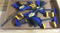 Flat of (4) Irwin Quick Grip Clamps