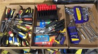 (3) Flats of Tools