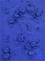 YVES KLEIN French 1928-62 Mixed Media on Board