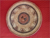 Native American Pattern Straw Woven Trivet