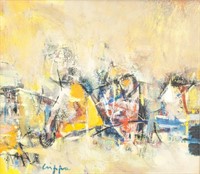 ROBERTO CRIPPA Italian 1921-1972 Oil on Canvas