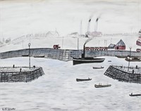LAURENCE STEPHEN LOWRY UK 1887-1976 Oil on Canvas