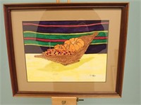 1987 Curley Framed Painting