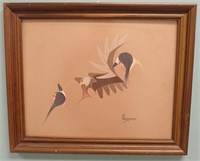 Original 1975 Mars Biggoose Painting - Signed
