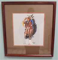 Native Dancer Painting - Artist Danny Miller