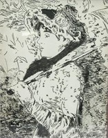 EDOUARD MANET Franch 1832-83 Ink on Paper