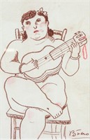 FERNANDO BOTERO Colombian, b. 1932 Pencil on Paper