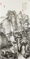 LIANG SHIYU Chinese b.1945 Watercolor Landscape