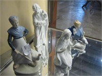 4 Pc Porc Statues Inc Mary & Joseph