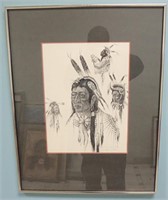 Native American Man - By Woody Crumbo