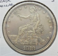 1878 S TRADE DOLLAR   XF