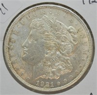 1921 MORGAN DOLLAR   AU