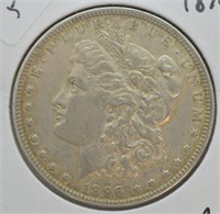 1896 MORGAN DOLLAR  AU