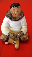 C Alan Johnson Eskimo Figurine