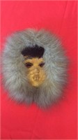 Anaktuvak pass style Sealskin and Fur Mask