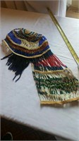 Hand Beaded Native Head dress