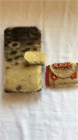 Handcrafted Fur Wallet and Coin purse