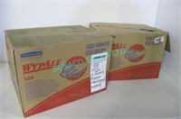 LOT, 2 BOXES WYPALL X80 (320PCS) WIPERS