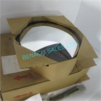 1X, NEW 12" SMALL GLASS SAFETY MIRROR