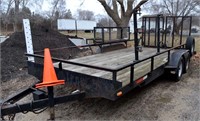 2003 Mac-lander 18' Landscape trailer