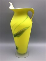 Large Essie Zareh cased glass vase