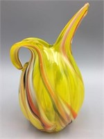 Lutetian art glass miniature pitcher
