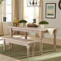 Valerie Dining Table & Bench Set