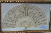 DECORATED FAN IN FRAME