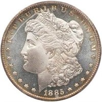 $1 1885-CC PCGS MS66+ DMPL CAC