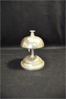 METAL SERVICE BELL WITH SPRING LOADED PLUNGER