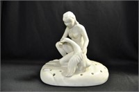 WATER NYMPH - 9 1/4" X 9 1/2" - NO BOWL MARKED: