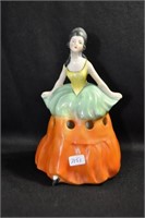 SPANISH LADY WITH GREEN AND ORANGE SKIRT - 6 1/2"