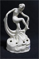 SCARF DANCER ON WATER WITH LEG UP - 6" - IVORY