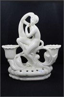 SEATED NUDE WITH DOUBLE CANDLEHOLDER - IVORY - 8