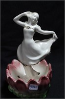 DANCER IN LOTUS - 6" - COLORED MARKED: CORONET -