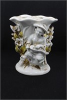 VASE STYLE FROG - 5 1/2" HIGH - TINTED MARKED: 22