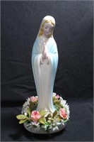 MOTHER MARY - BLUE AND WHITE - 14"