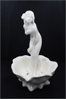 MAIDEN POSED IN LOTUS - WHITE - 7 1/2"