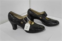 BEAU-T-EASE VICTORIAN LADIES BUCKLE SHOES HIGH