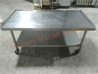 Rolling Stainless Steel Table