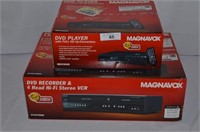NIB! Magnavox DVD Recorder/4 Head Hi-Fi Stereo VCR