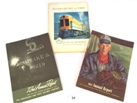 Vintage C&O Railroad 1947,1949,a951 Annual Reports