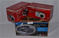 Selection of 3 Radios-1 w/CD Player