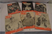 Vintage Life Magazines from 1945,1946,1947
