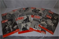 10 Vintage Life Magazines from 2nd Quarter 1941-Pr
